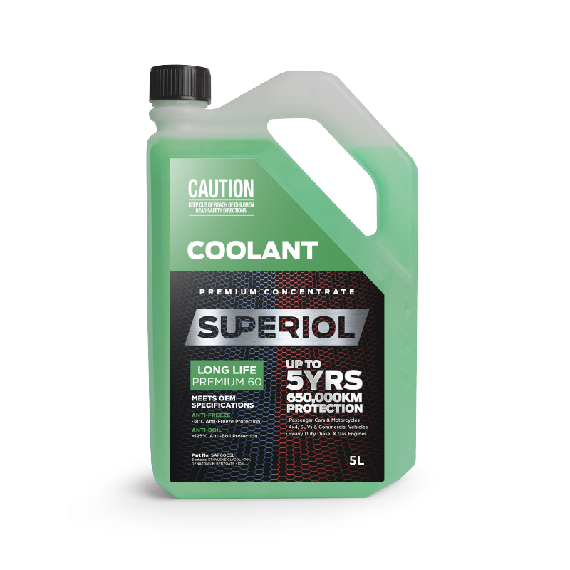 SAF60C5L Superiol Long Life Premium 60 Concentrate Coolant - 5L