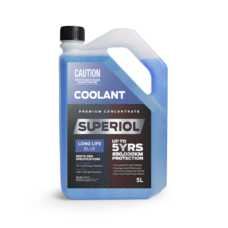 SBCC5L Superiol Long Life Premium Blue Concentrate Coolant - 5L