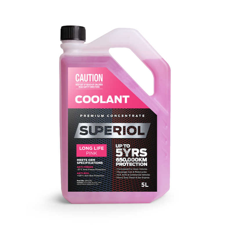 SPCC5L Superiol Long Life Premium Pink Concentrate Coolant 5L