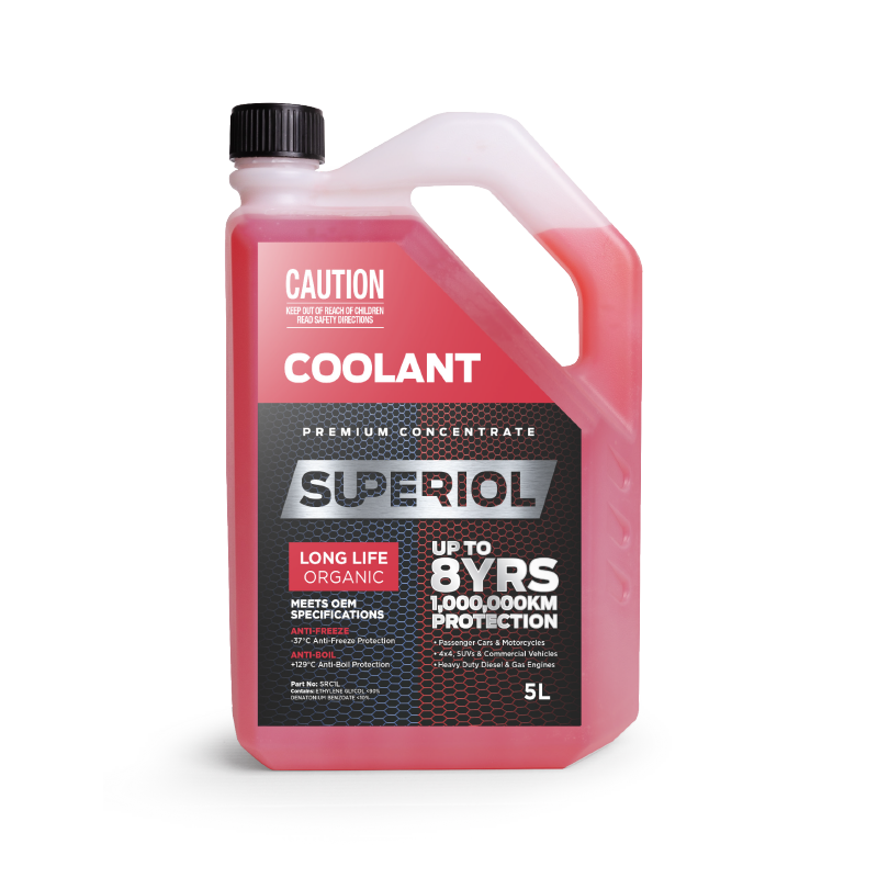 SRC5L Superiol Long Life Organic Concentrate Coolant - 5L