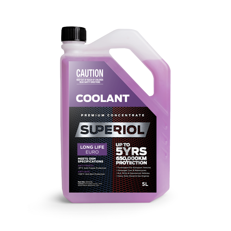 SVCC5L Superiol Long Life Euro Concentrate Coolant - 5L